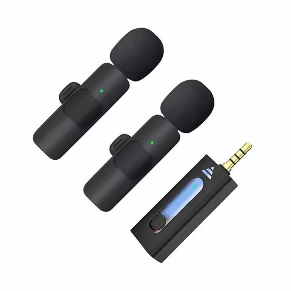 K35 Dual Wireless Microphone For 3.5mm Jack