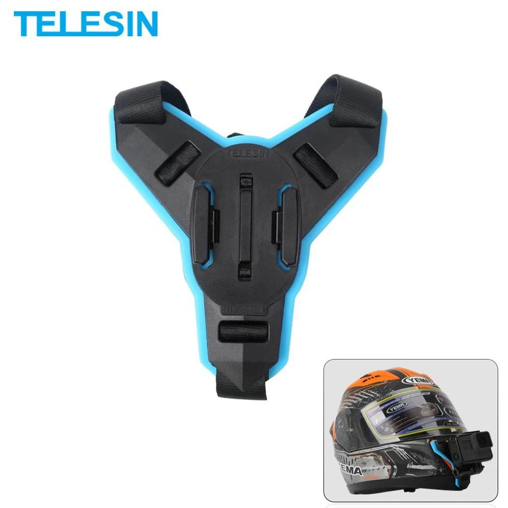 Telesin GP-HBM MT6 Motorcycle Helmet Strap Mount Front Chin Mount